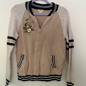 Mossimo Knit Bomber Jacket